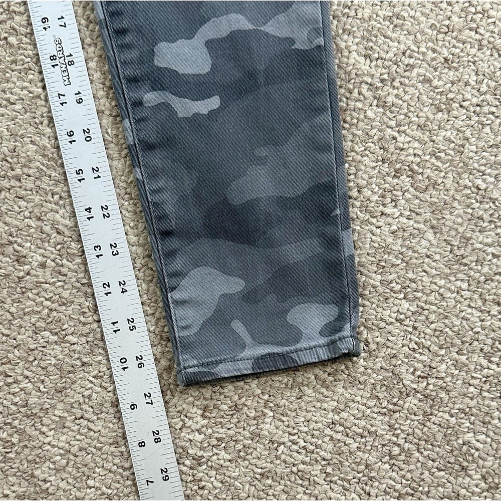 Seven Utility Ankle Skinny Women's Jeans Size 6(Actual 32x27) Camo Y2K Military - Picture 14 of 16
